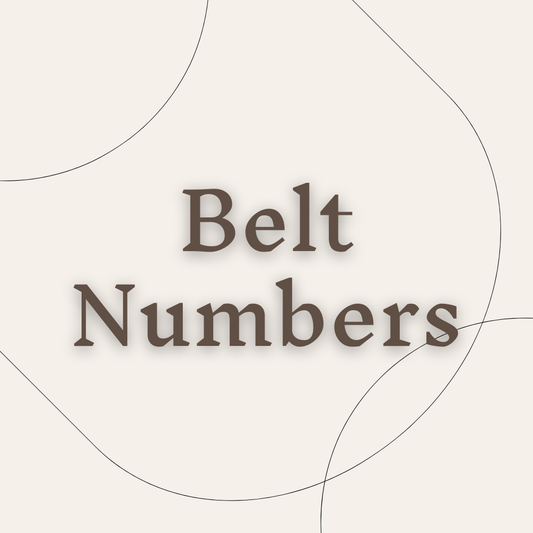 Belt Numbers